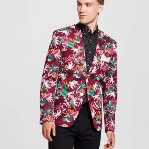 Palm Burgundy Jacket